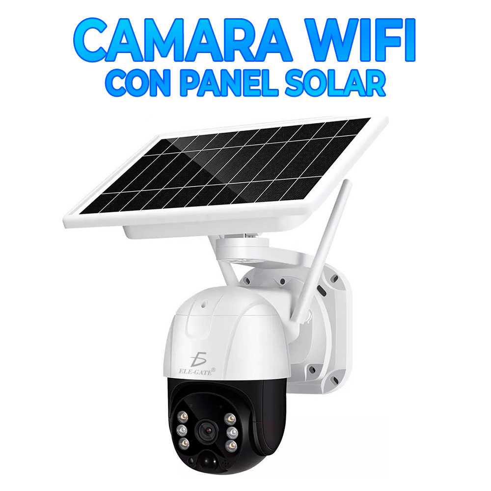 Camara Solar 4g Y Wifi, Ideal Para Lugares Sin Electricidad