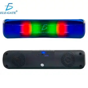 Bocina Bluetooth Recargable Barra De Luces Led Rgbw Inteligente