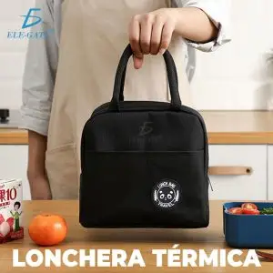 Lonchera Térmica 23 x 13 x 21 cm para Escuela y Trabajo