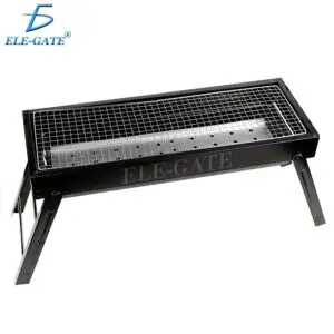 Parrilla de Carbón Portátil Plegable de 60 cm para Camping