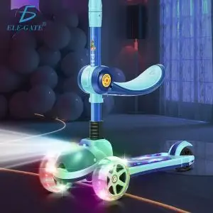 Patín Scooter 3 Ruedas Montable con Luces y Sonidos