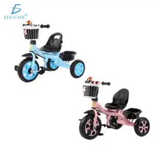 Triciclo Para Bebe Con Cajuela Y Barra Empuje Ajustable