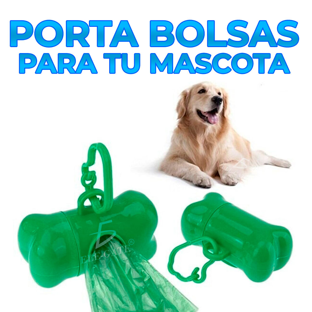 Porta Bolsas Sanitarias Perros Biodegradables Oxi Dispensador