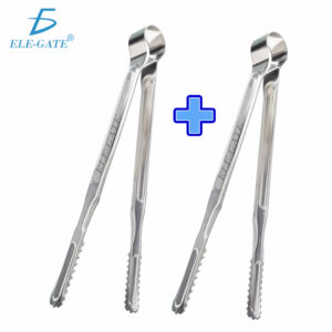 Kit 2 Pinzas Para Cocina/asador De Acero Inoxidable Extra G 30 cm