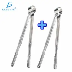 Kit 2 Pinzas Para Cocina/asador De Acero Inoxidable Extra G 30 cm