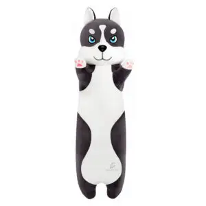 Perro Peluche De Husky Largo 70cm