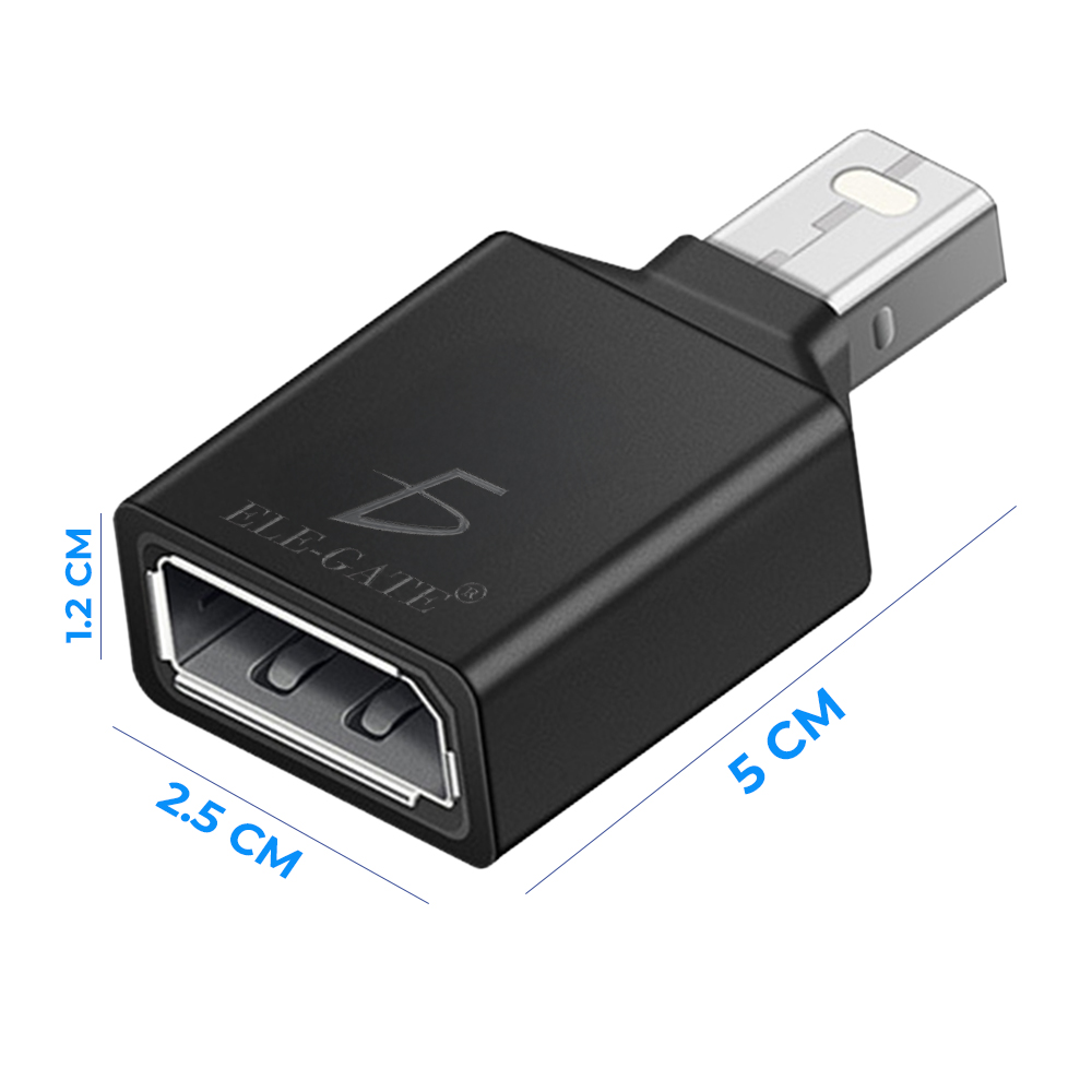Adaptador mini DisplayPort Macho a DisplayPort Hembra 4K V1.4 - Image 4