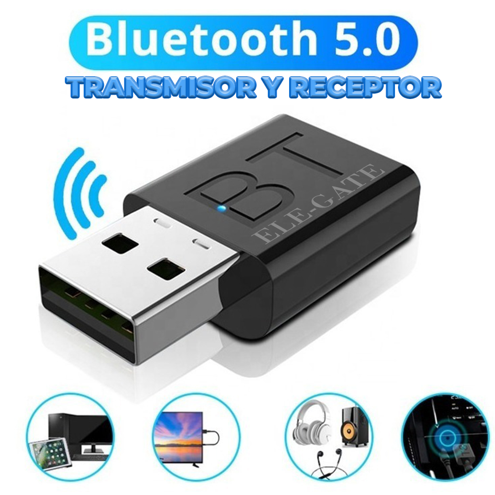 Emisor Transmisor De Audio Bluetooth 5.0 Receptor Jack 3.5mm
