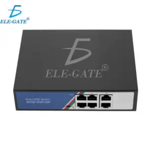 Interruptor PoE de 4 puertos PoE 2 enlace ascendente Fast Ethernet 65 W