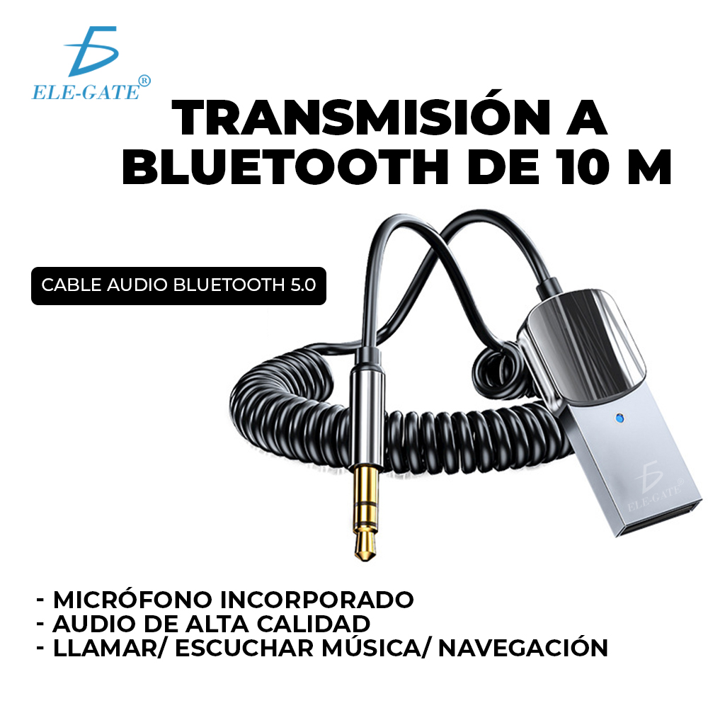 Receptor Bluetooth Audio Transmisor 3.5 Recargable - ELE-GATE