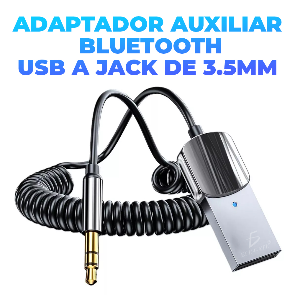 RECEPTOR BLUETOOTH BT CON SALIDA DE AUDIO CONECTOR USB USB MINI JACK 3.5MM