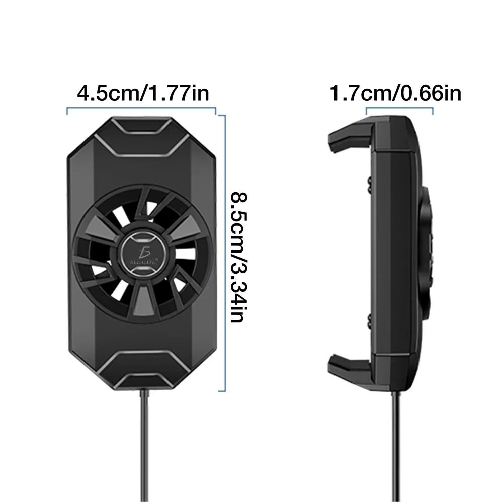 Ventilador de Teléfono Portátil con Batería Recargable y Funcionamiento Silencioso. - Imagen 5