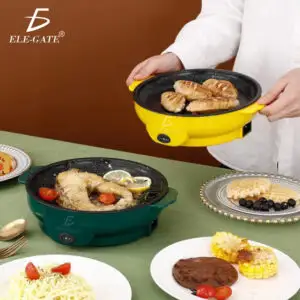 Sarten- Parrilla Electrico de Teflón Antiadherente Portatil  450w