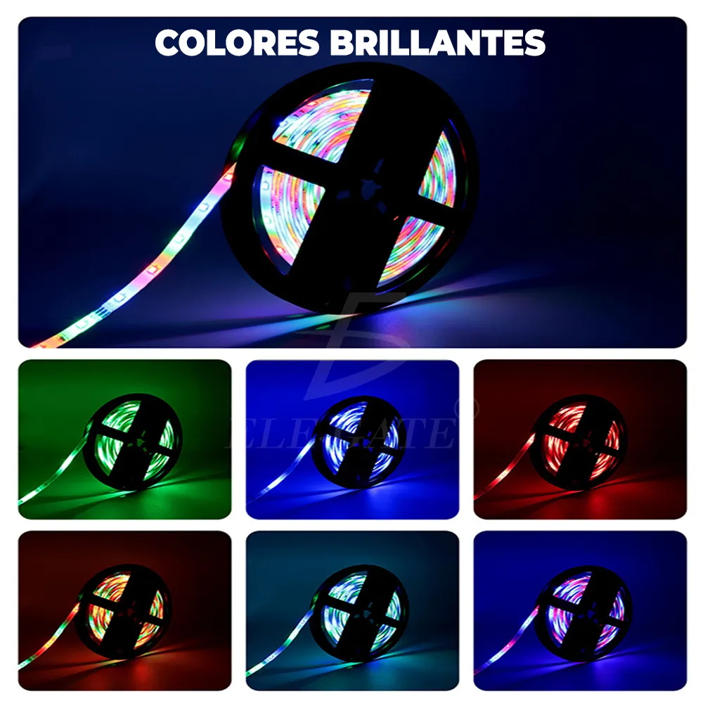 Tira LED de Bluetooth 10M Luces LED RGB 5050 Música de Tira Con Control de APP - Imagen 5