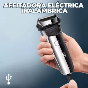Maquinilla de Afeitar Eléctrica para Hombre Recargable Pantalla LED