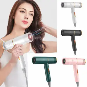 Secador De Pelo Viaje Compacto Iónico Cabello Sin Encrespamiento