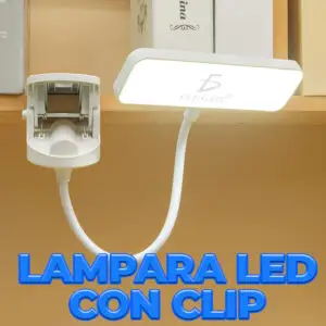 Lámpara de Escritorio LED de Luz Cálida – Conexión USB V8 (Micro-USB) – Lámpara de Mesa para Lectura, Noche o Estudio – Sin Batería (Funciona Siempre Conectada) – Iluminación Suave y Relajante