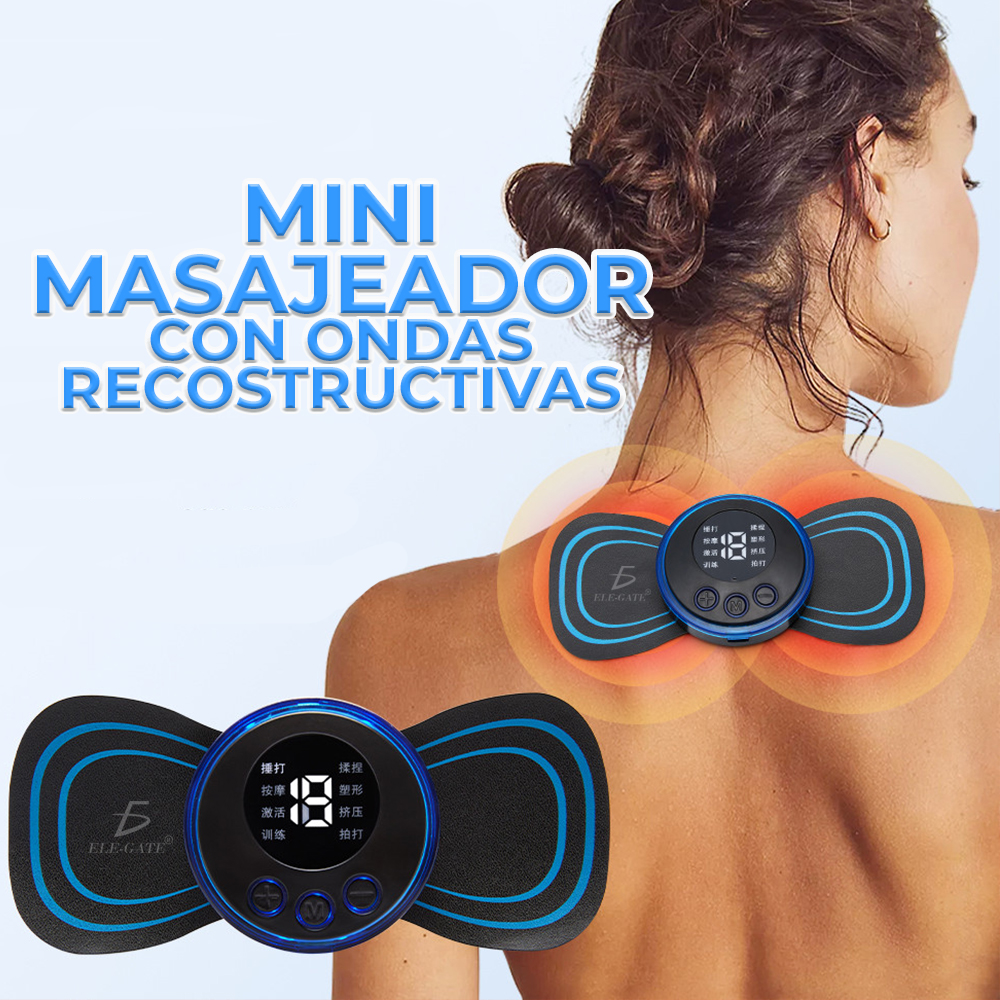 5 piezas Masajeador de cuello eléctrico portátil Masaje cervical espalda  Mini