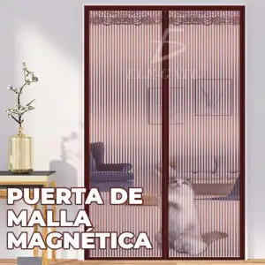 Cortina de Malla Transparente Mosquitera