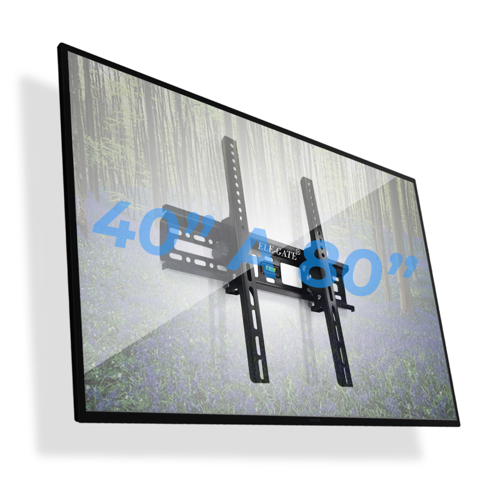 Soporte móvil de pared para televisores con pantallas de 42 a 80 pulgadas,  con extensión de 32 pulgadas de largo