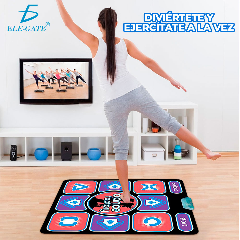 Almohadilla de baile USB, antideslizante, alfombra musical electrónica,  resistente al desgaste, manta de bailarina, juego de yoga, máquina de baile  en