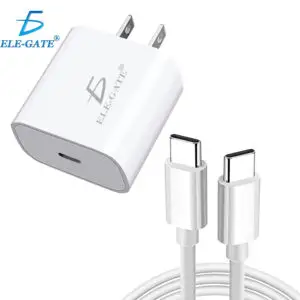 Cargador Adaptador de Carga Rápida 20W para Dispositivos con USB-C