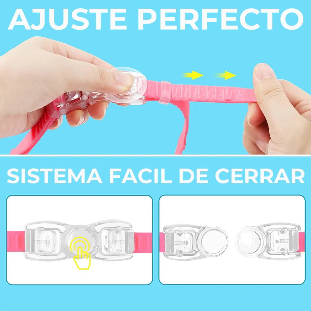 Gafas de Natación para Niños con Visión Amplia y Anti-vaho - Imagen 5