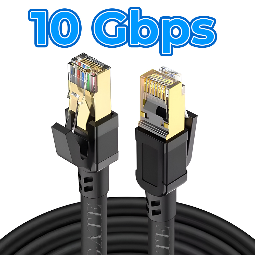 Cable para Red Cat7 Vention RJ45 Ethernet UTP Negro 1m - Image 3