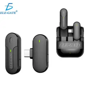 Micrófono Lavalier Inalámbrico Tipo C - Grabación de Audio Manos Libres