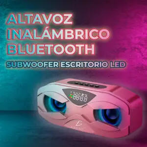 Altavoz Bluetooth Inalámbrico - Sonido Subwoofer y Efecto de Respiración LED