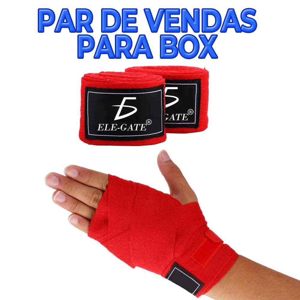 Vendas de Boxeo Elásticas - Envoltura de Mano para Kickboxing y Algodón - Imagen 3