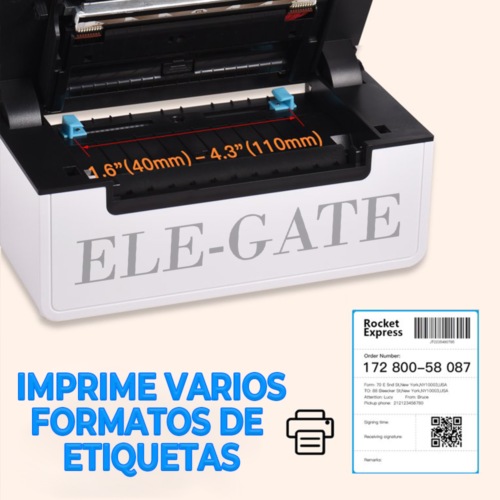 Impresora Térmica De Etiquetas códigos De Barras ELE-GATE - ELE-GATE