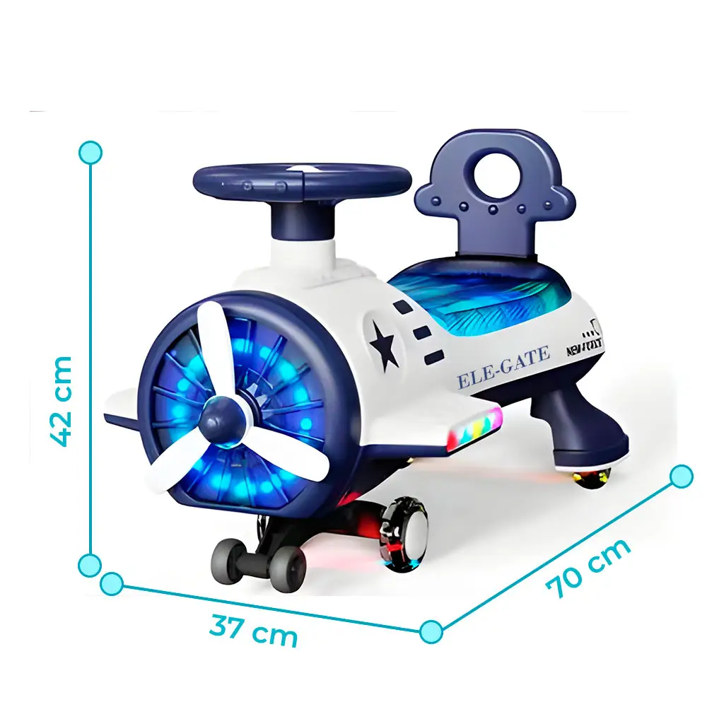 Scooter Espacial con Asiento para Niños: Divertido y Seguro Paseo para tu Pequeño - Imagen 2