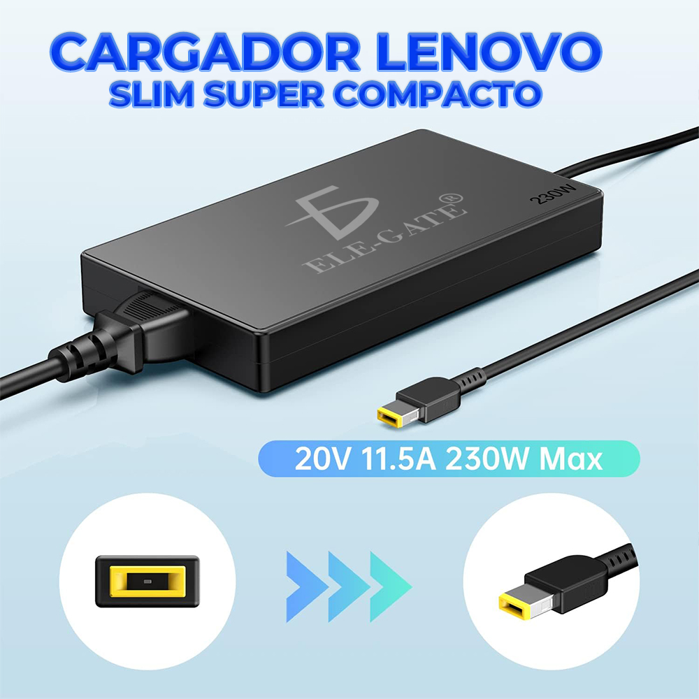 Cargador para Laptop Lenovo® 65W 20v 3.5A USB Type-C – SIAFU