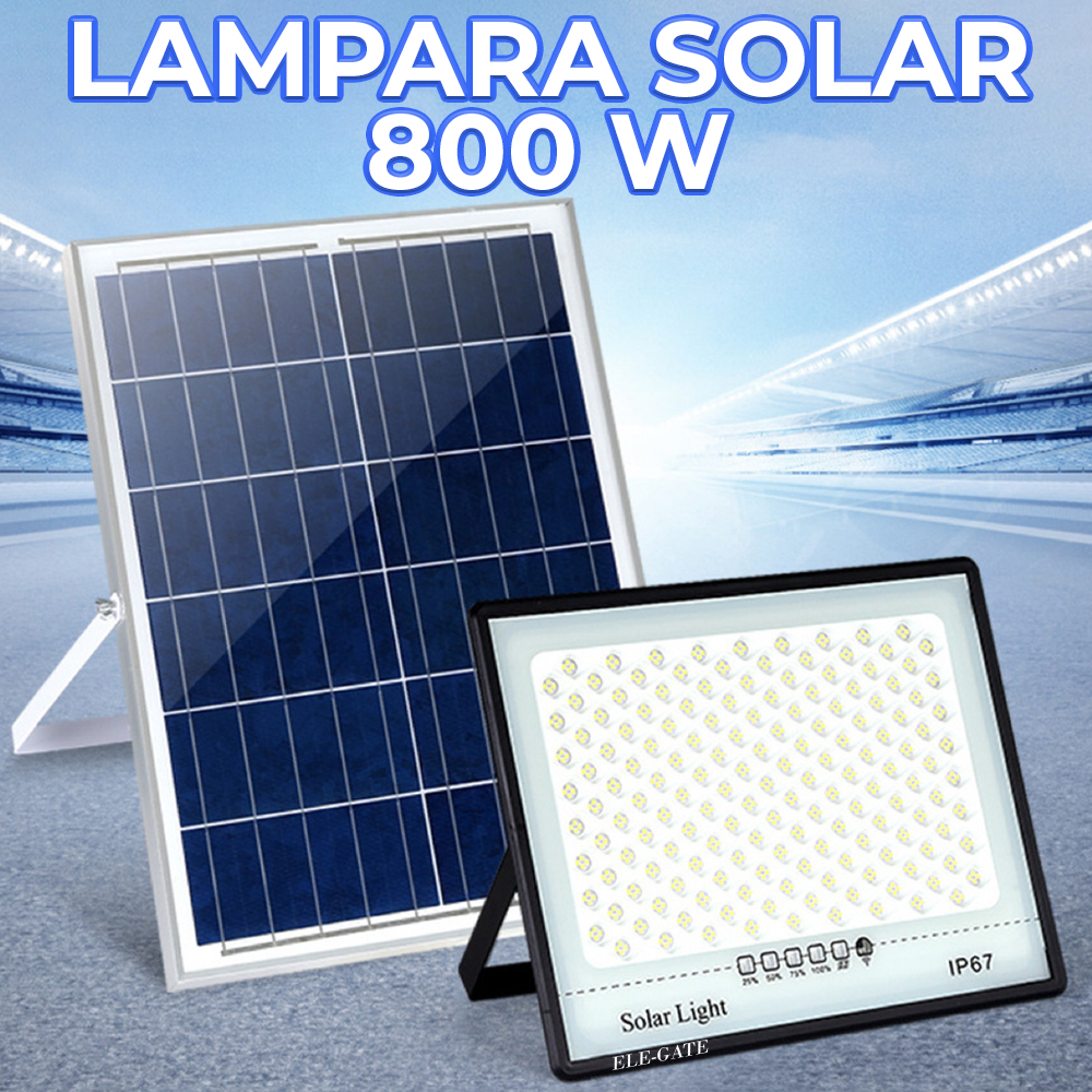 Lámpara Solar 20 Leds Sensor Movimiento Exterior - ELE-GATE