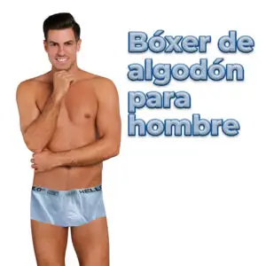 Bóxer de Algodón para Hombre Traspirable