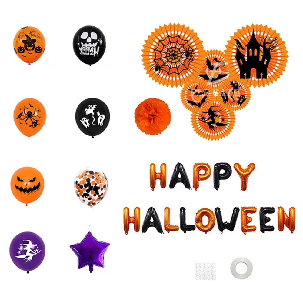 Kit de decoración de Halloween - Suministros para cumpleaños - Imagen 5