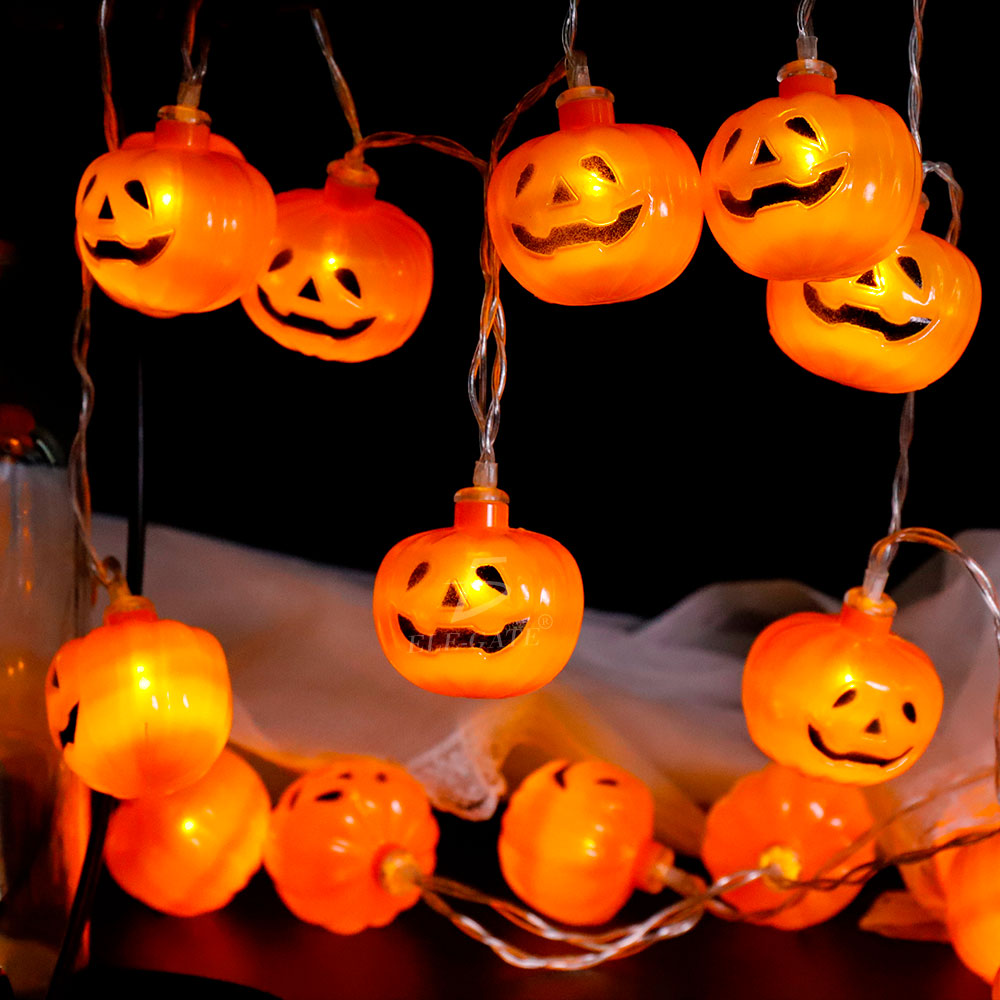 Cadena de Luces LED para Halloween - Iluminación Encantadora para  Decoración de Calabazas y Fiestas