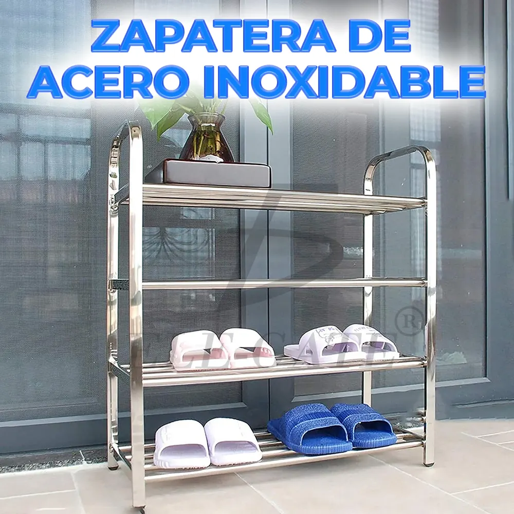 Organizador de Zapatos de 4 Niveles de Acero Inoxidable - Imagen 3