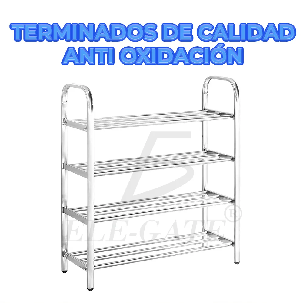 Organizador de Zapatos de 4 Niveles de Acero Inoxidable - Imagen 4