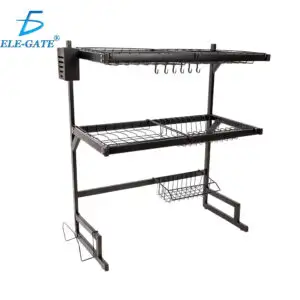 Escurridor para Trastes de Cocina de Acero Inoxidable - Organizador de Utensilios y Cubiertos (65x80 cm)