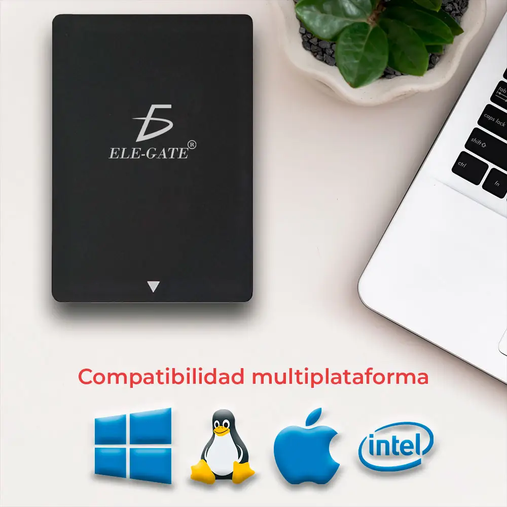 Disco Duro de Estado Sólido (SSD) Externo de 512GB - Velocidad de Transferencia de 6Gb/s - Imagen 3