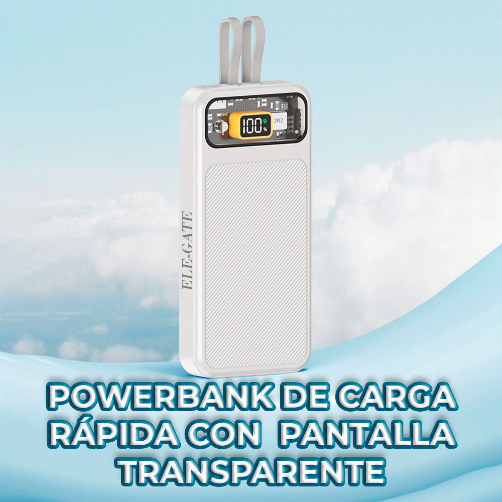 Power bank cargador inalambrico 10000mah Bateria Portatil Celulares -  ELE-GATE