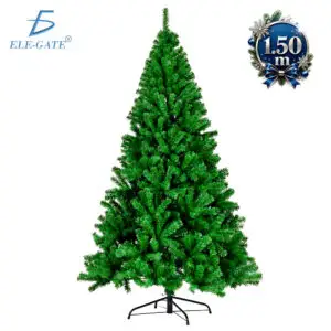 Árbol de Navidad Artificial Verde 150 cm con Base