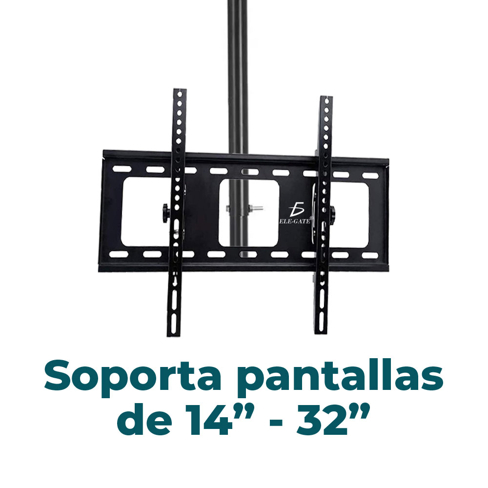 Soporte de pared para TV de hasta 32 pulgadas - JM-1000 Soporte de pared  inclinable para televisores pequeños | Se coloca al ras de la pared: carga