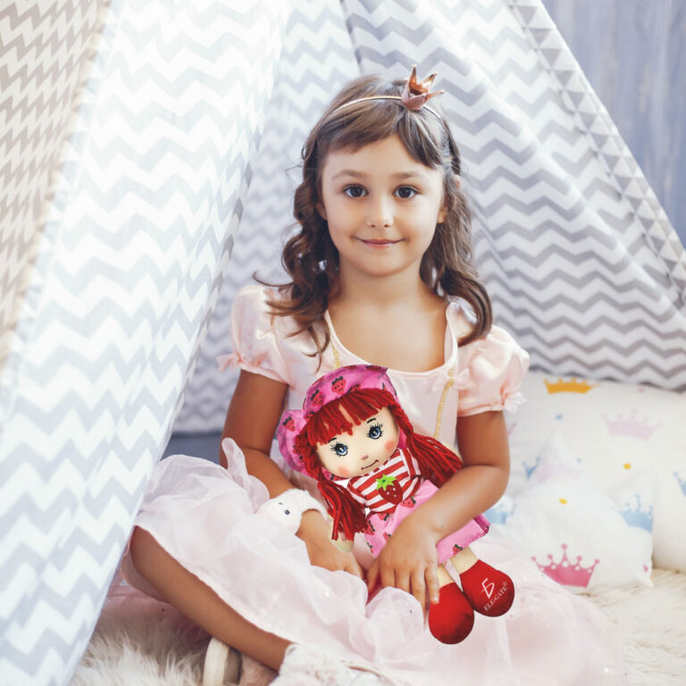 Muñeca De Tela Suave De 40 Cm - Juguete Para Niñas, Peluche Para Abrazar, Decoración De Habitación (varios Colores)