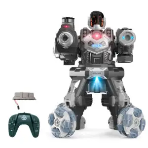 Robot de Juguete de Control Remoto con Rociador de Bolas de Hidrogel - Batallas Divertidas para Niños