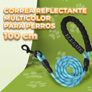 Correa para Perro Resistente de 1 Metros con Asa Acolchada