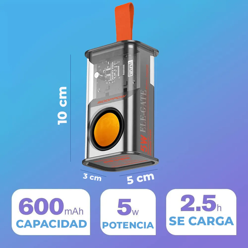 Altavoz de Música Inalámbrico 5.3 con Luz LED - Imagen 5
