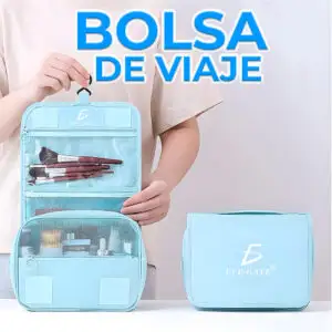 Bolsa de Aseo para Viaje con Gancho de Colgar